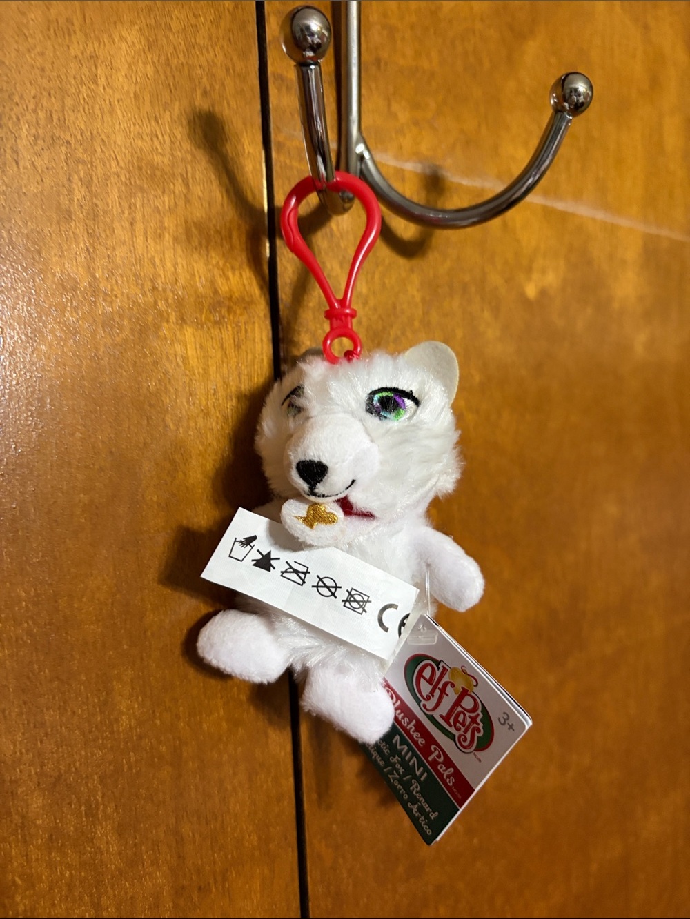 ELF PETS-Plushie Keychain Set - White, Red, Brown Dogs & Reindeer - Picture 11 of 13
